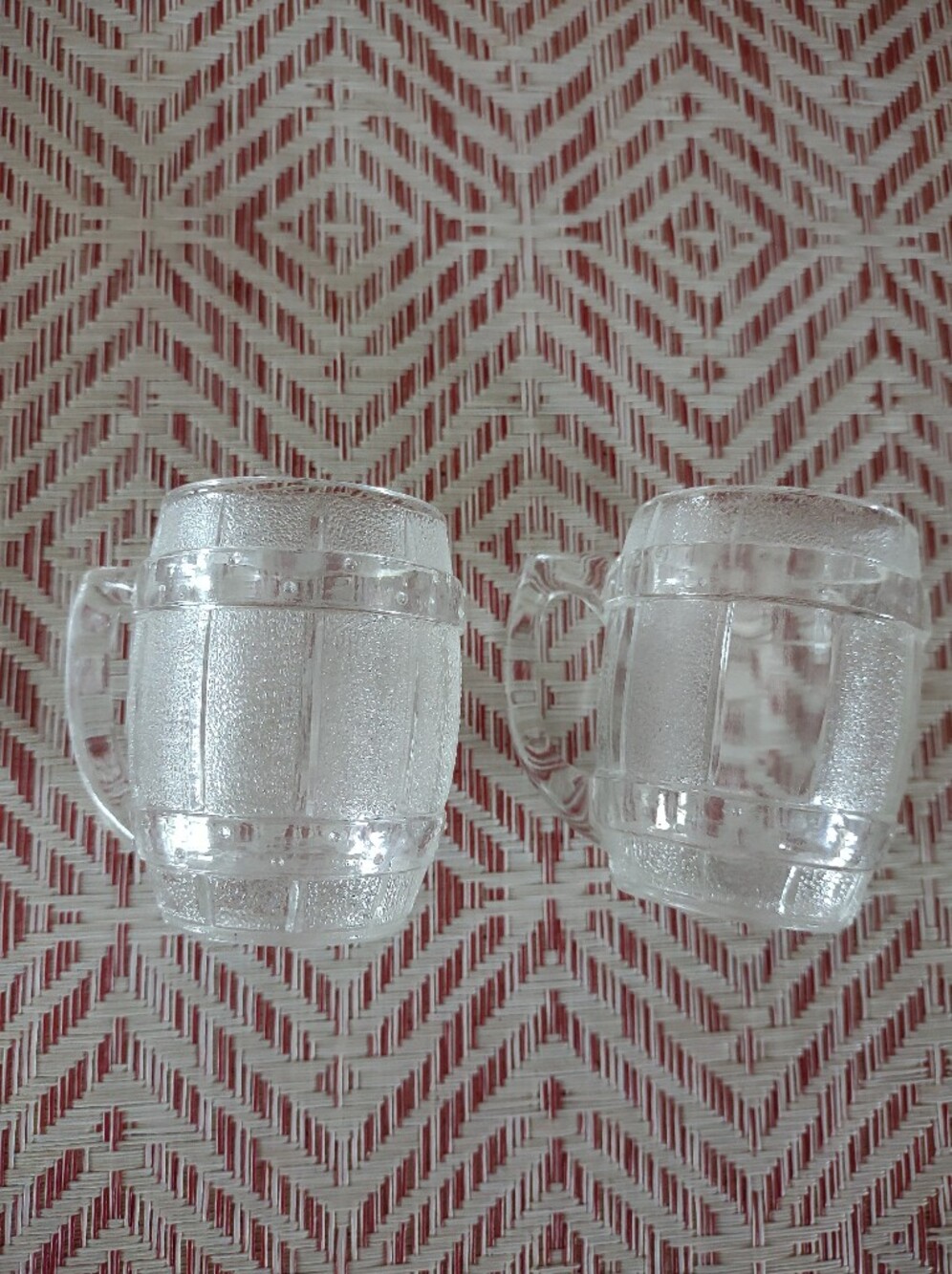 Clear Glass Barrel Mini Glasses Drinkware